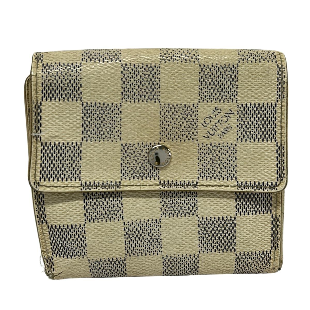 Louis Vuitton Snap Wallet Damier Portefeuille Elise Azur