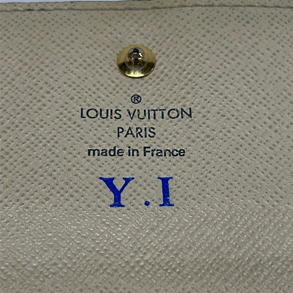 Louis Vuitton Snap Wallet Damier Portefeuille Elise Azur — view 5