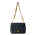 Chanel Shoulder Bag Quilted Black