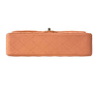 Chanel Shoulder Bag Double Flap Quilted Pink Gold Chain — view 5