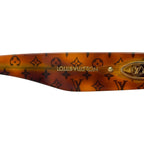 Louis Vuitton Sunglasses LV Blade Dark Brown Black Logo Eyewear — view 4