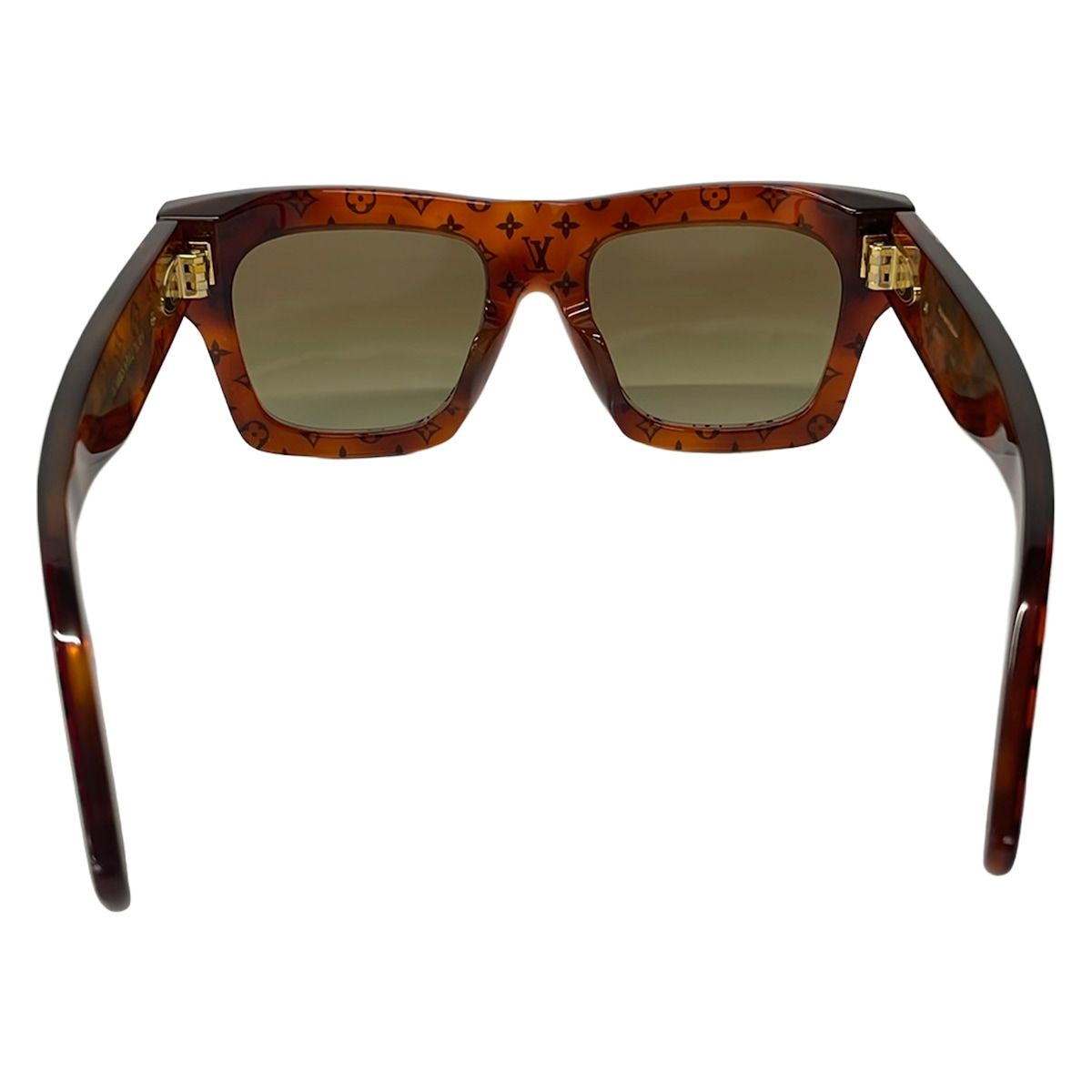 Louis Vuitton Sunglasses LV Blade Dark Brown Black Logo Eyewear — view 3