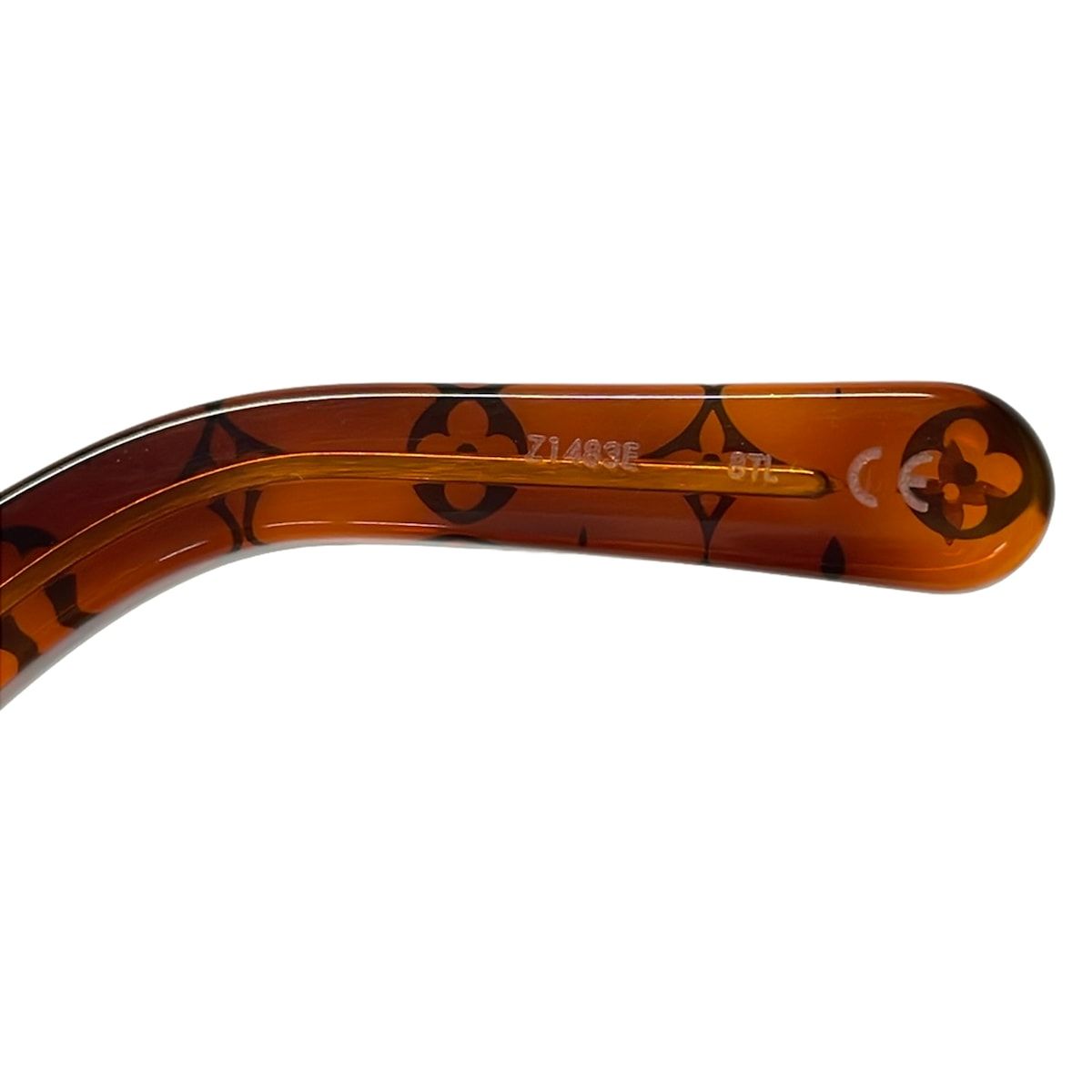 Louis Vuitton Sunglasses LV Blade Dark Brown Black Logo Eyewear — view 6
