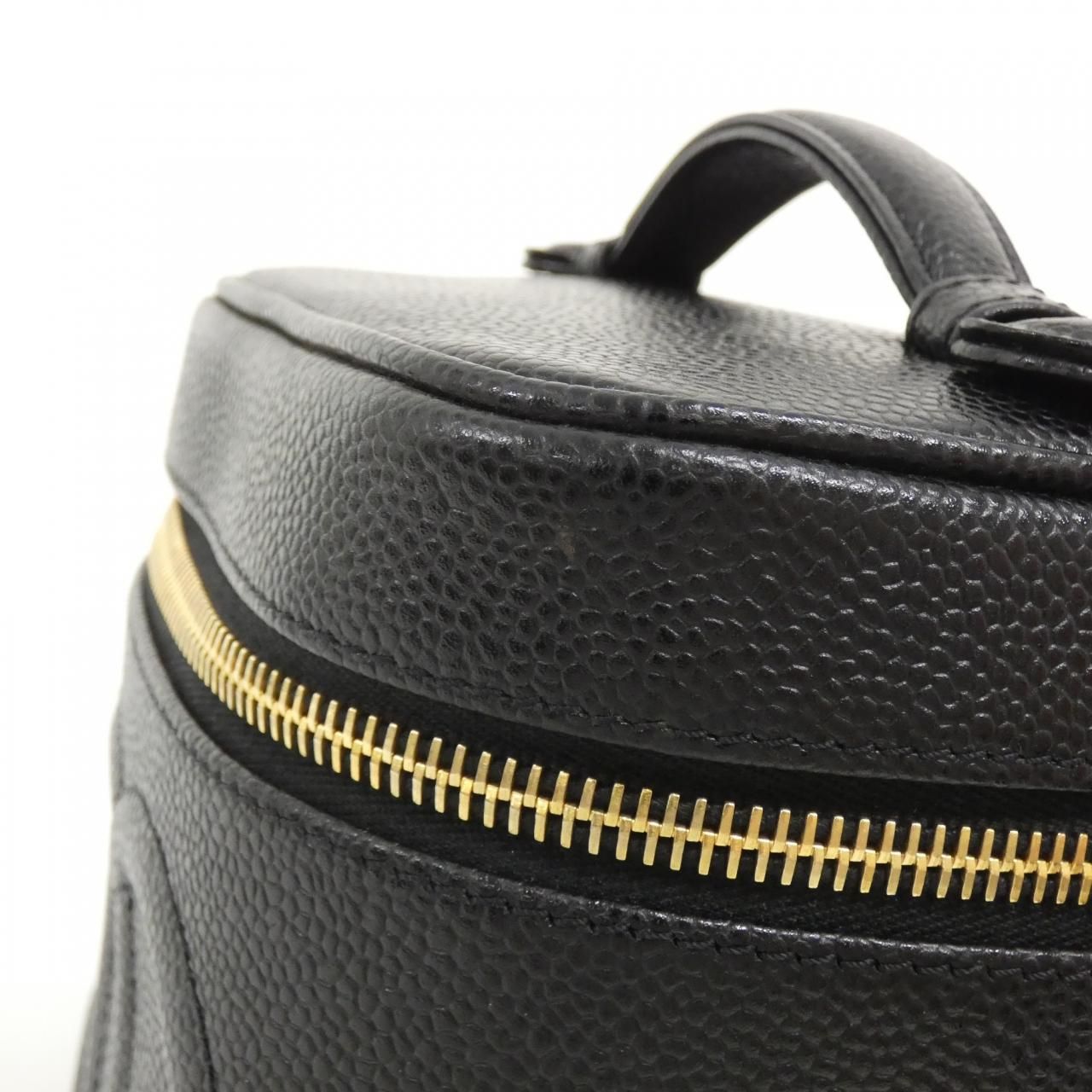 Chanel Vintage Bag Handbag Black — view 8