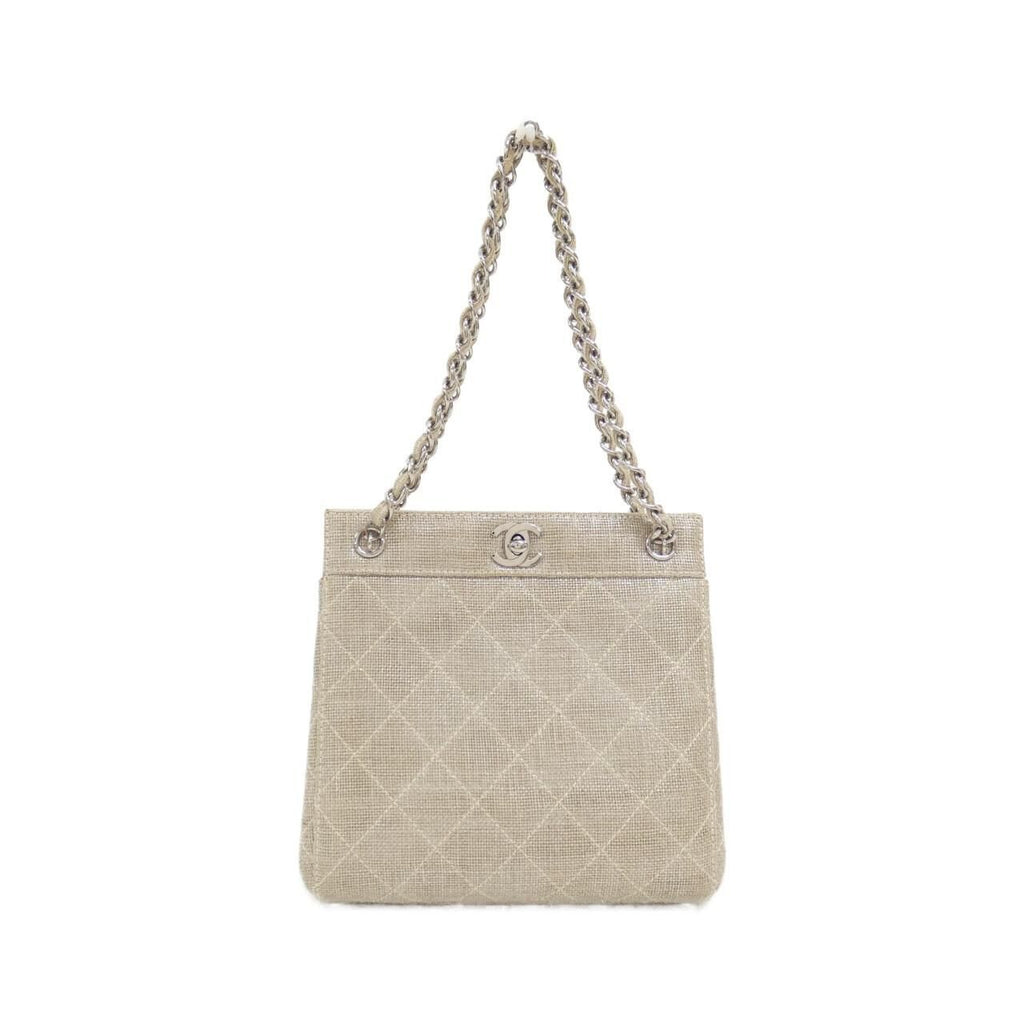 Chanel Vintage Bag Handbag Beige
