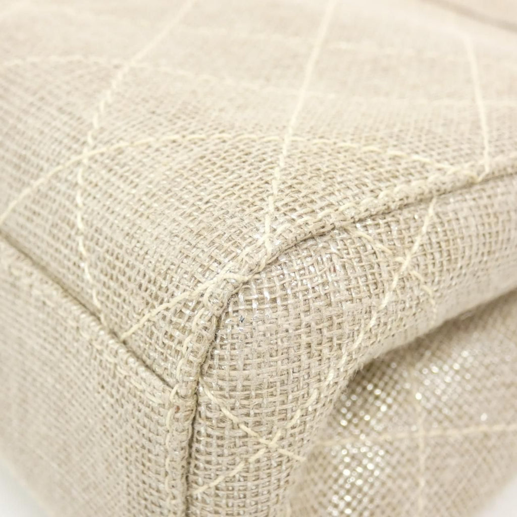 Chanel Vintage Bag Handbag Beige — view 3