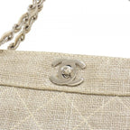 Chanel Vintage Bag Handbag Beige — view 5