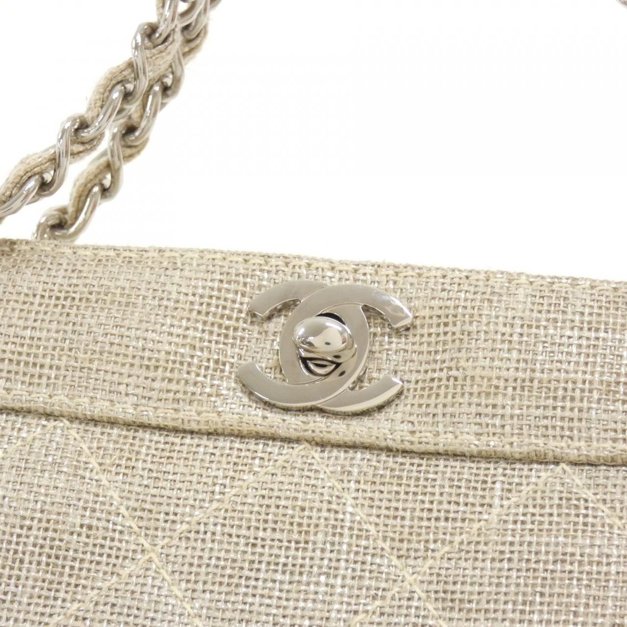 Chanel Vintage Bag Handbag Beige — view 5