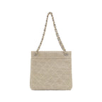 Chanel Vintage Bag Handbag Beige — view 2
