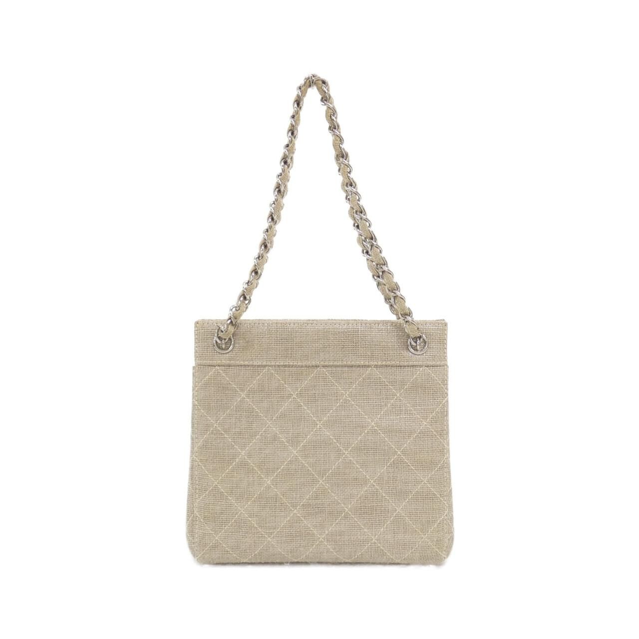 Chanel Vintage Bag Handbag Beige — view 2