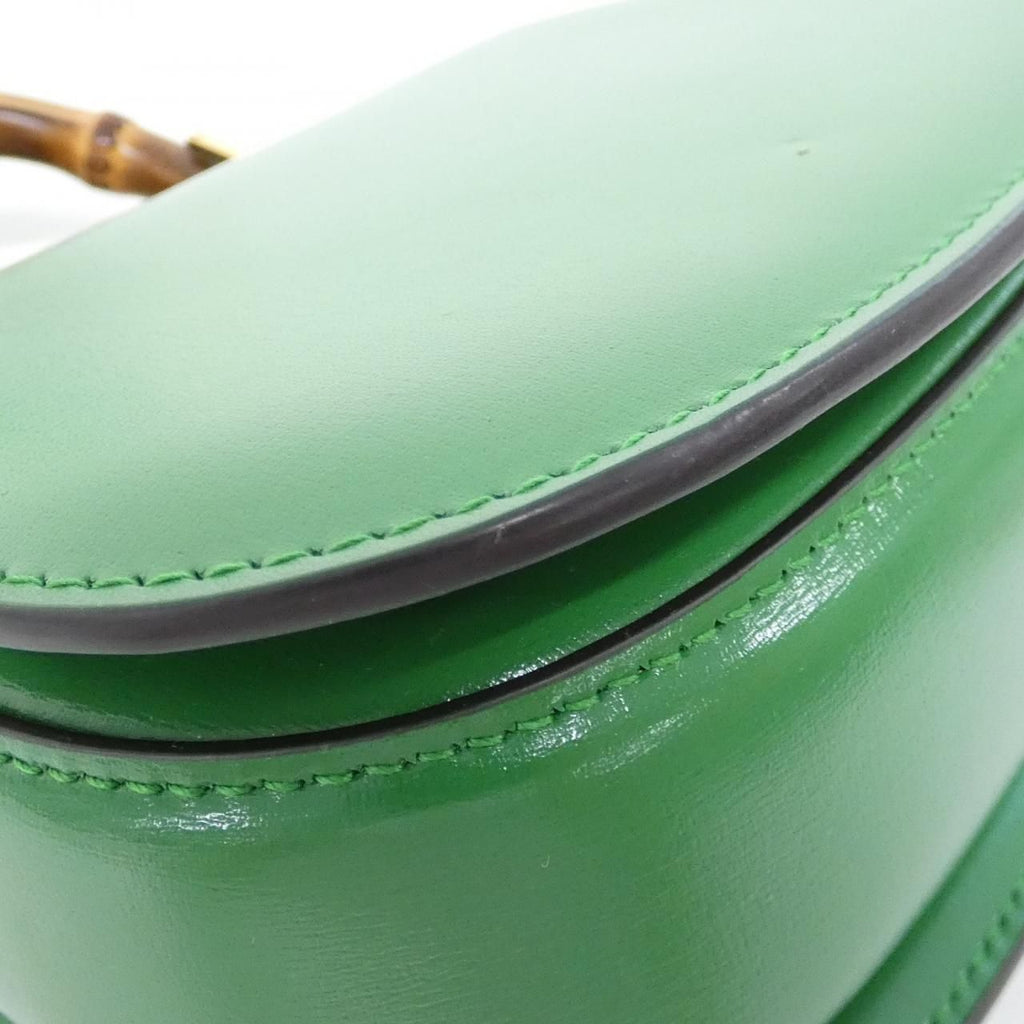 Gucci Bamboo Bag Handbag Green — view 3