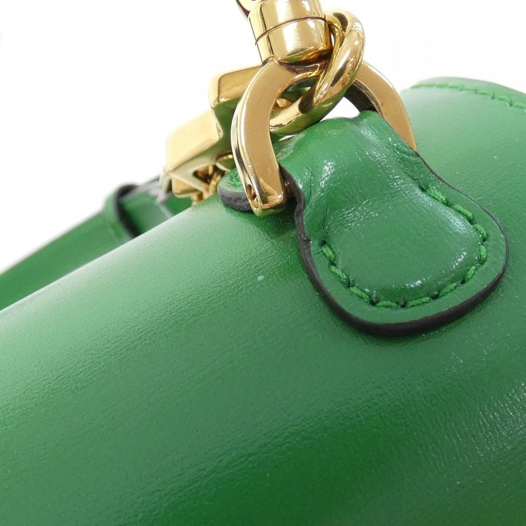 Gucci Bamboo Bag Handbag Green — view 4