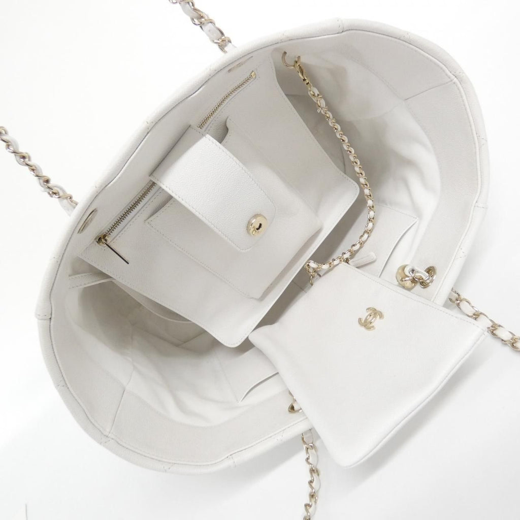Chanel Bag Handbag White — view 7