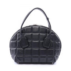 Bottega Veneta Handbag the Swoop Medium 2-Way Black Leather