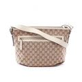 Gucci Shoulder Bag GG Canvas Beige Ivory