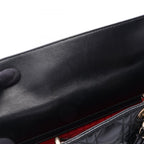 Dior Handbag Lady D-joy Medium Cannage 2-Way Black Leather Bag — view 5