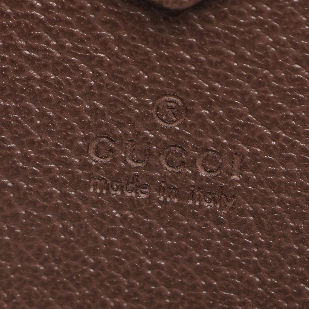 Gucci Tote GG Supreme 2-Way Beige Brown Leather Handbag — view 4
