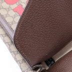 Gucci Tote GG Supreme 2-Way Beige Brown Leather Handbag — view 5