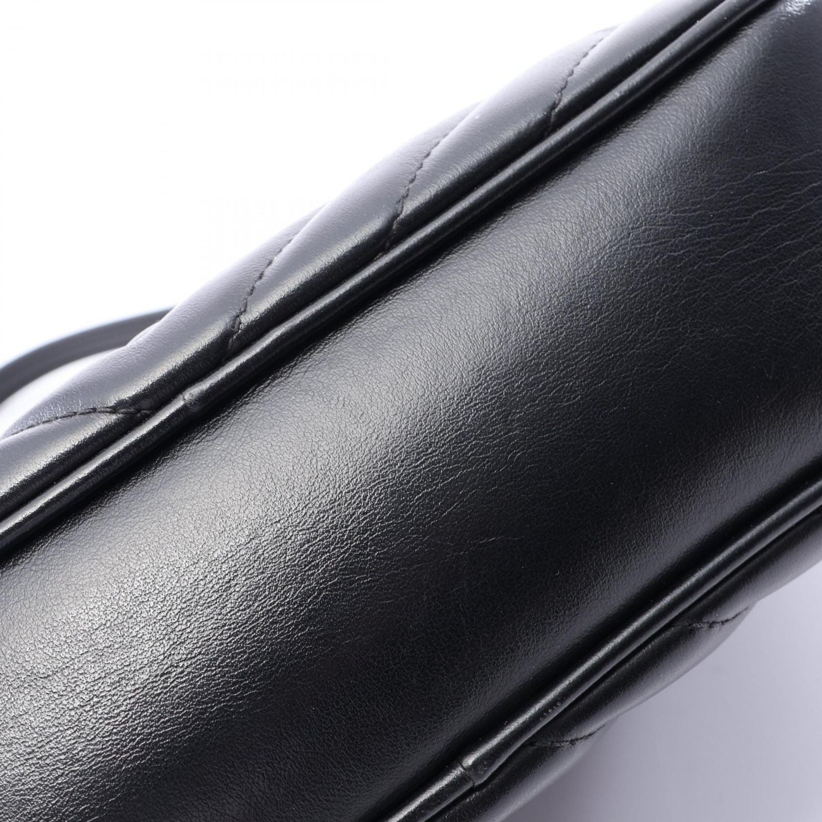 Saint Laurent Paris Shoulder Bag Lou Black Leather Monogram — view 7