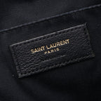 Saint Laurent Paris Shoulder Bag Lou Black Leather Monogram — view 4