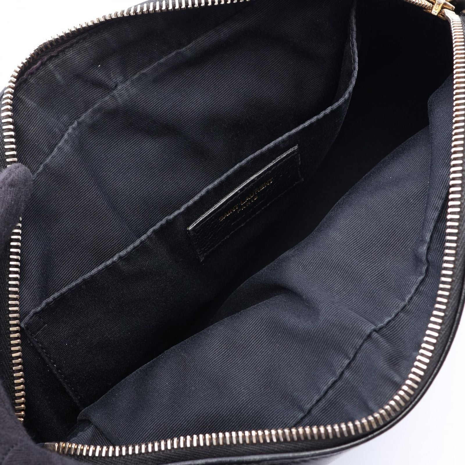 Saint Laurent Paris Shoulder Bag Lou Black Leather Monogram — view 5
