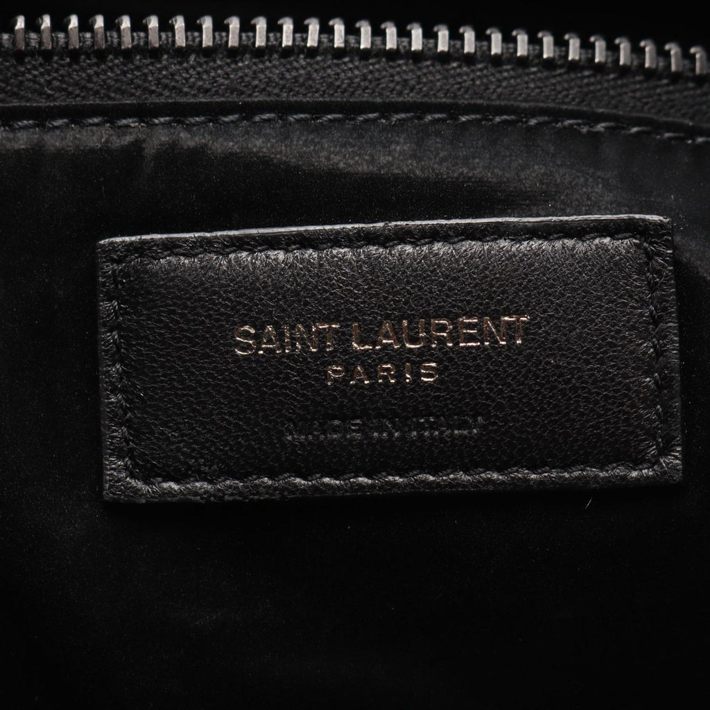 Saint Laurent Paris Tote Bag Wide Puffer Black Nylon — view 4