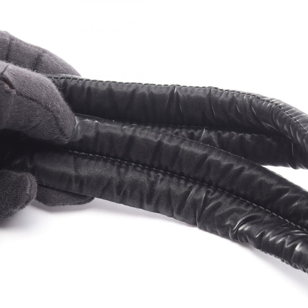 Saint Laurent Paris Tote Bag Wide Puffer Black Nylon — view 8