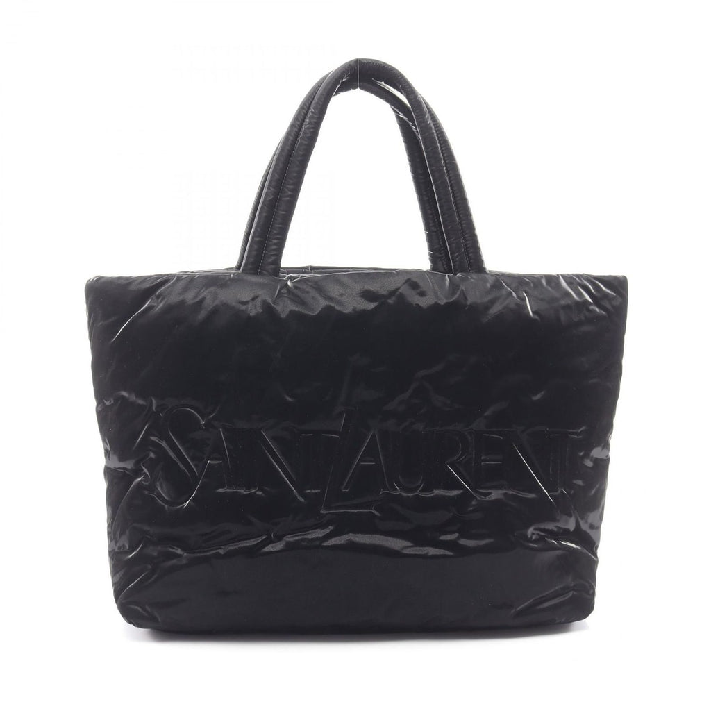 Saint Laurent Paris Tote Bag Wide Puffer Black Nylon