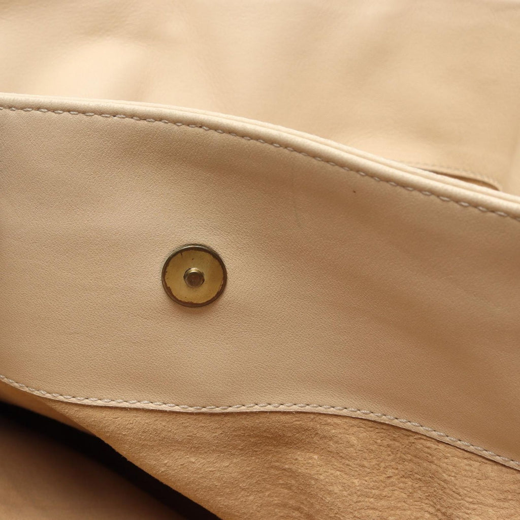 Bottega Veneta Tote Bag Intrecciato Off White Leather — view 7
