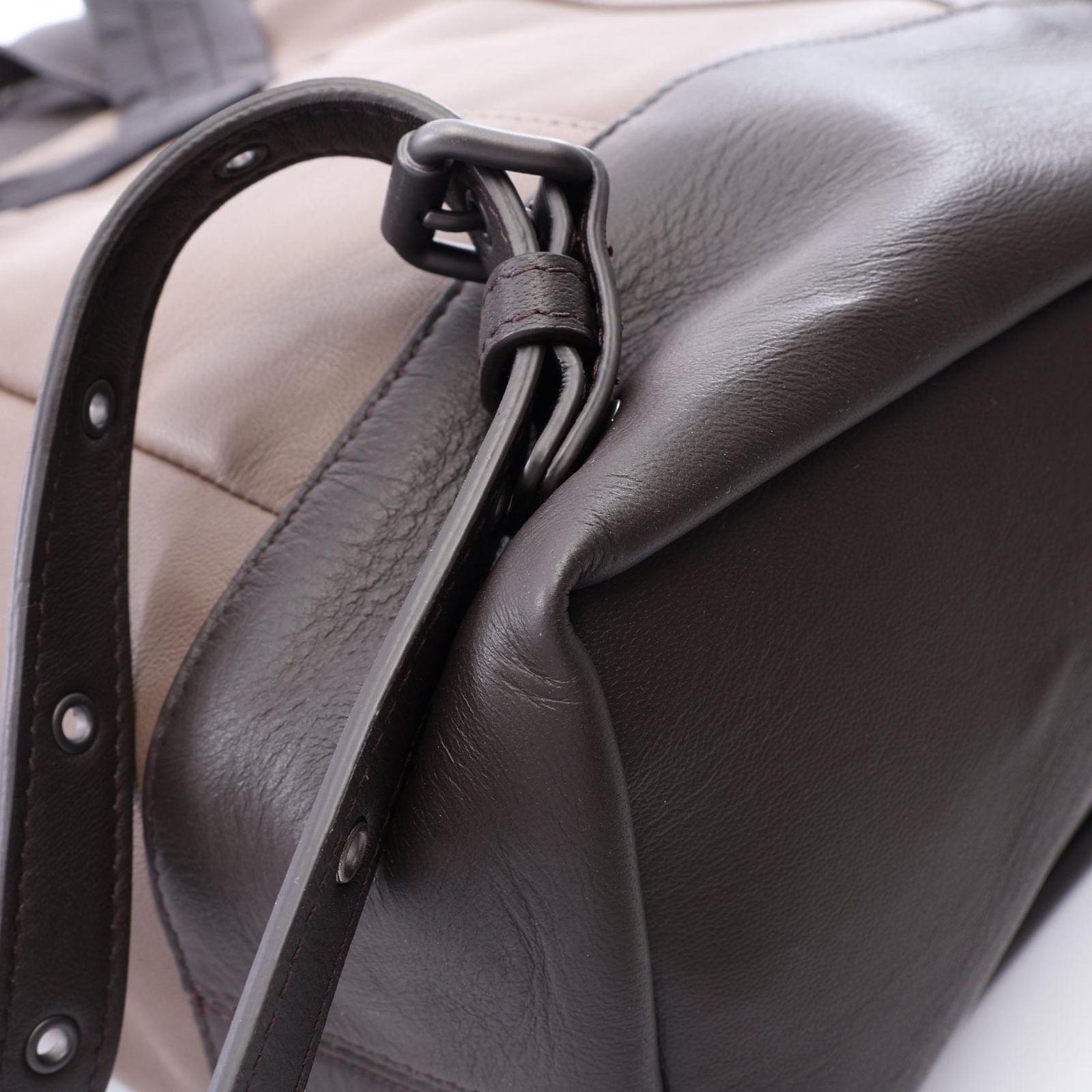 Bottega Veneta Backpack Intrecciato Brown Leather — view 7