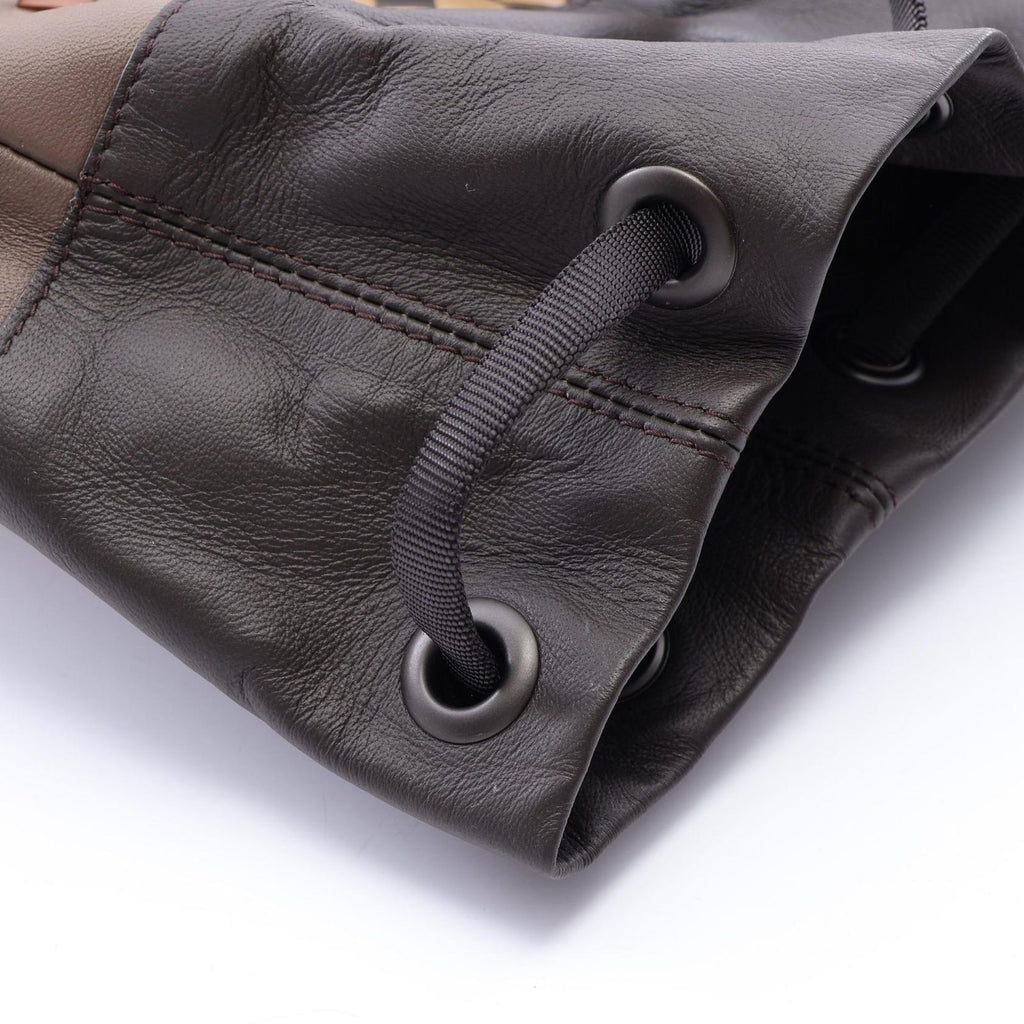 Bottega Veneta Backpack Intrecciato Brown Leather — view 5