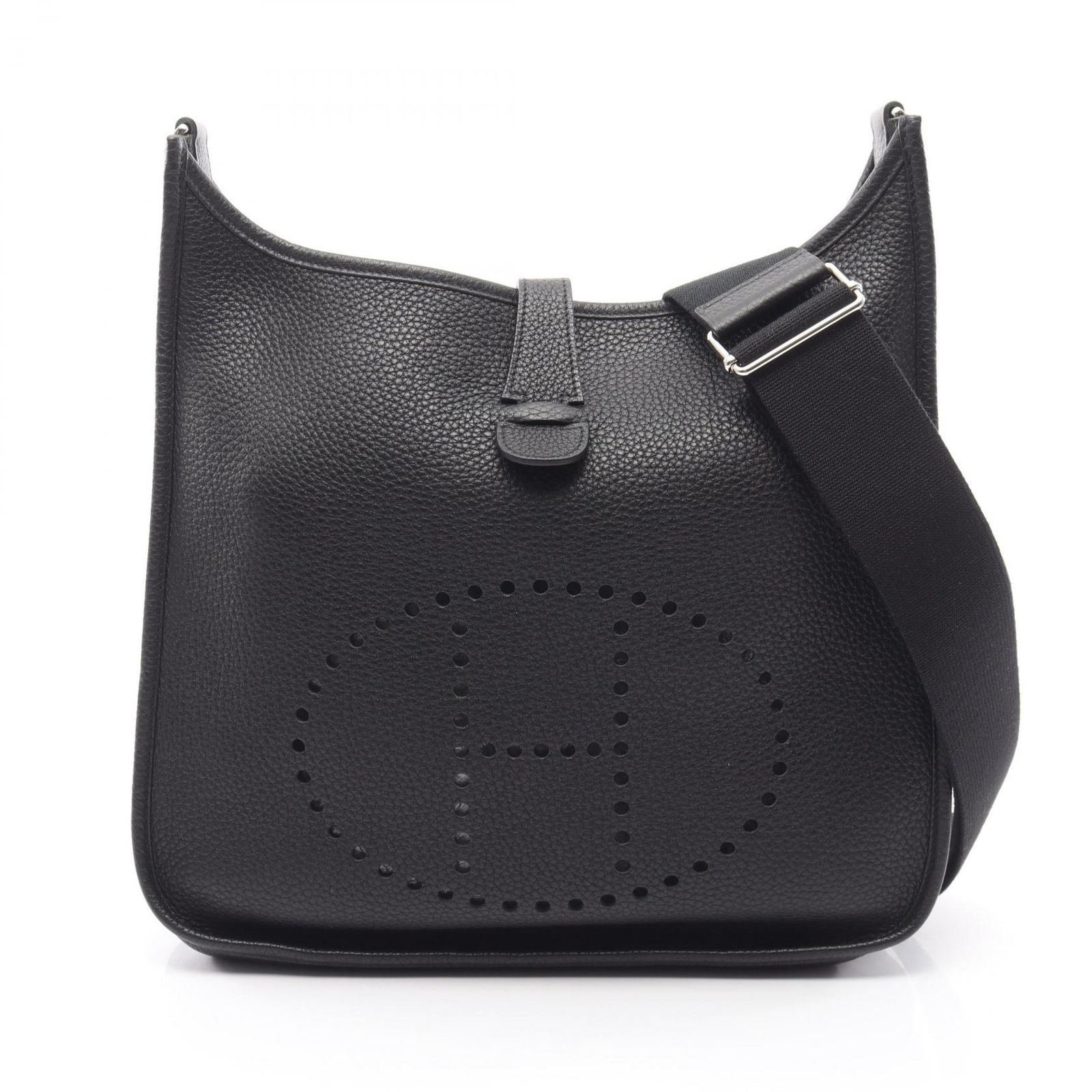 Hermes Shoulder Bag Evelyne 3 Trois GM Black