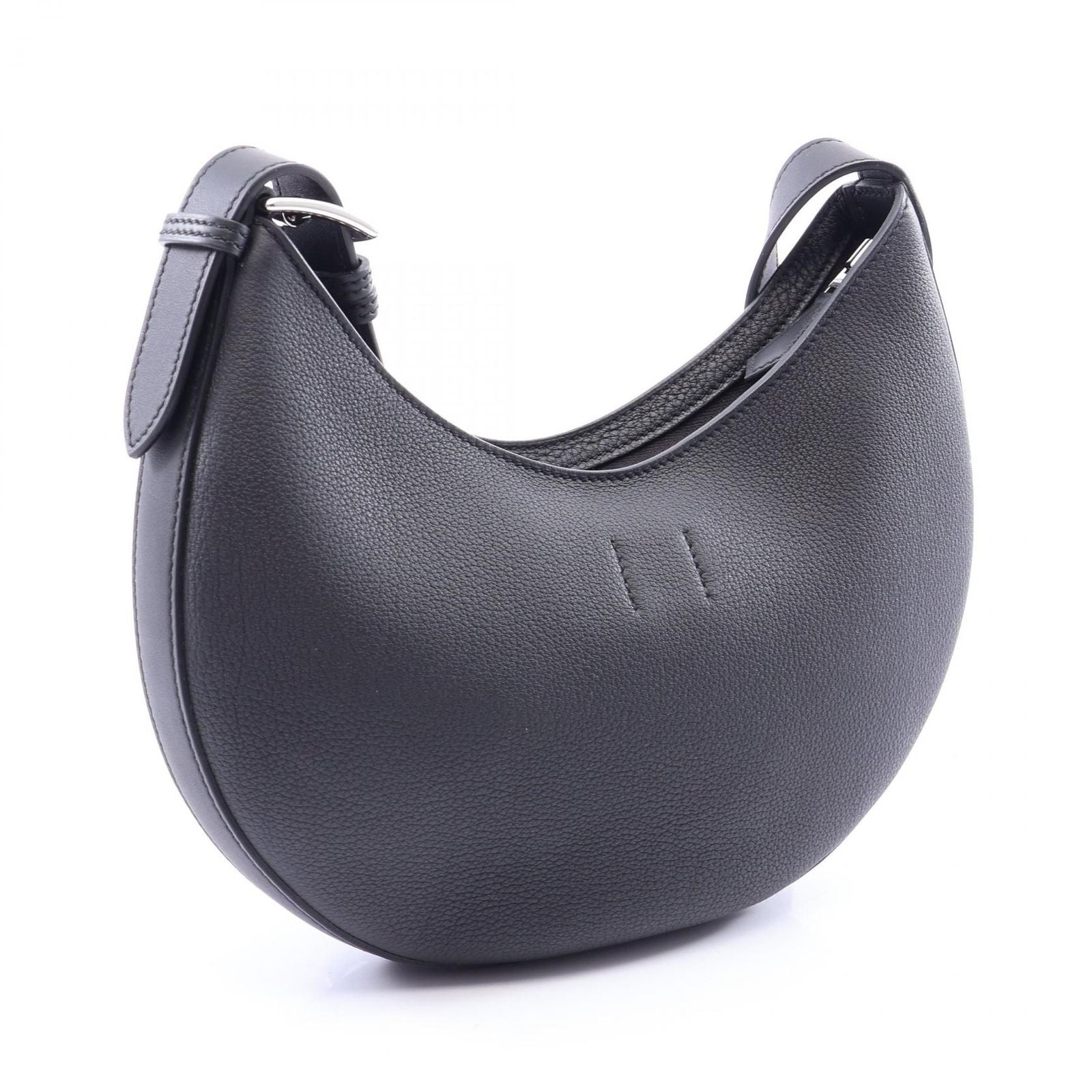 Hermes Shoulder Bag Petit Arcon Black Leather — view 2