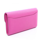 Hermes Bifold Wallet Constance Long Magnolia Blue Brighton Leather — view 2