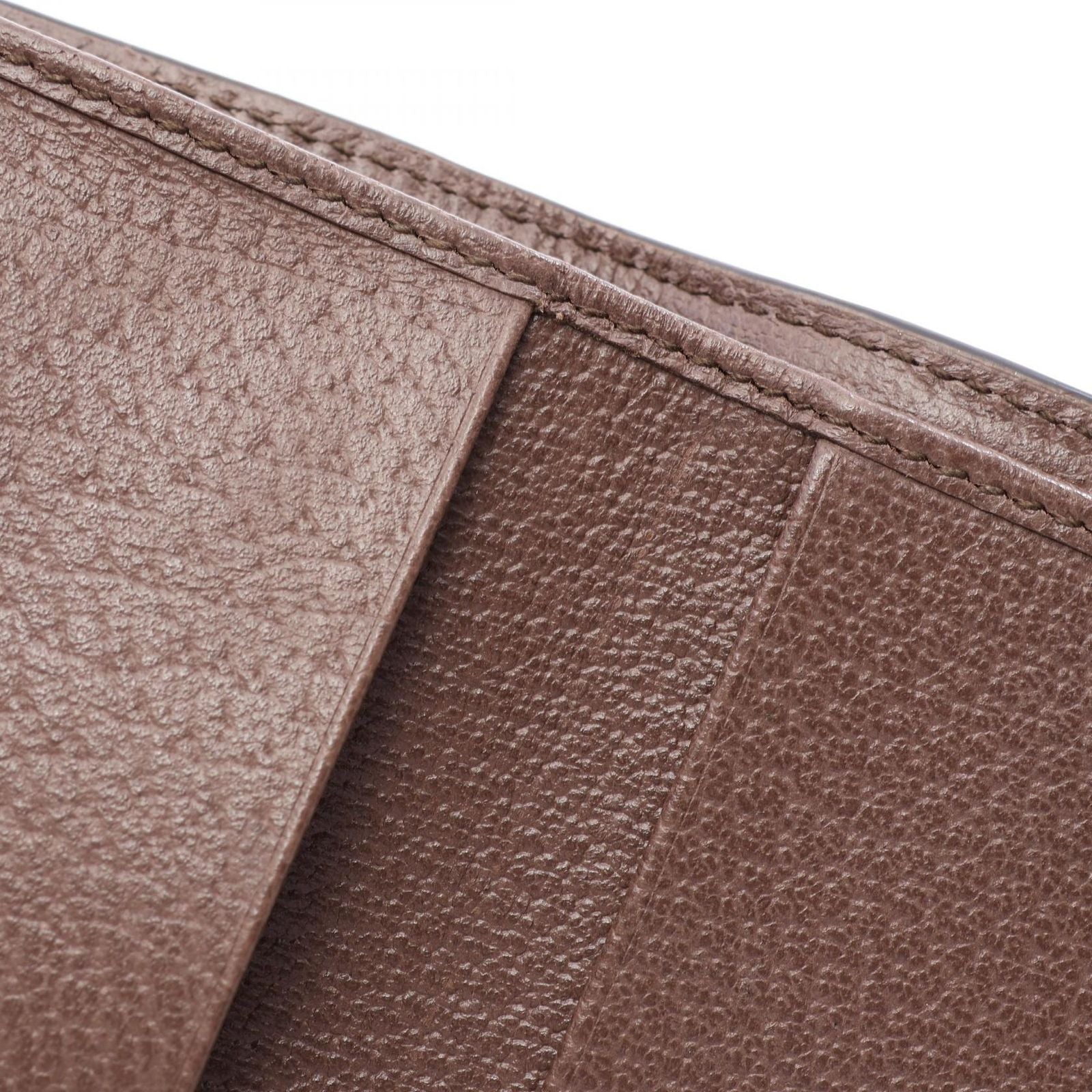 Gucci Trifold Wallet Ophidia GG Supreme Beige Brown Leather — view 8