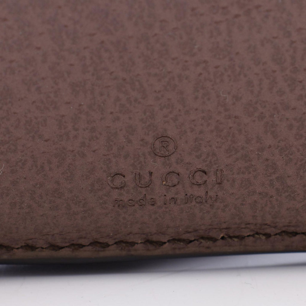Gucci Trifold Wallet Ophidia GG Supreme Beige Brown Leather — view 5