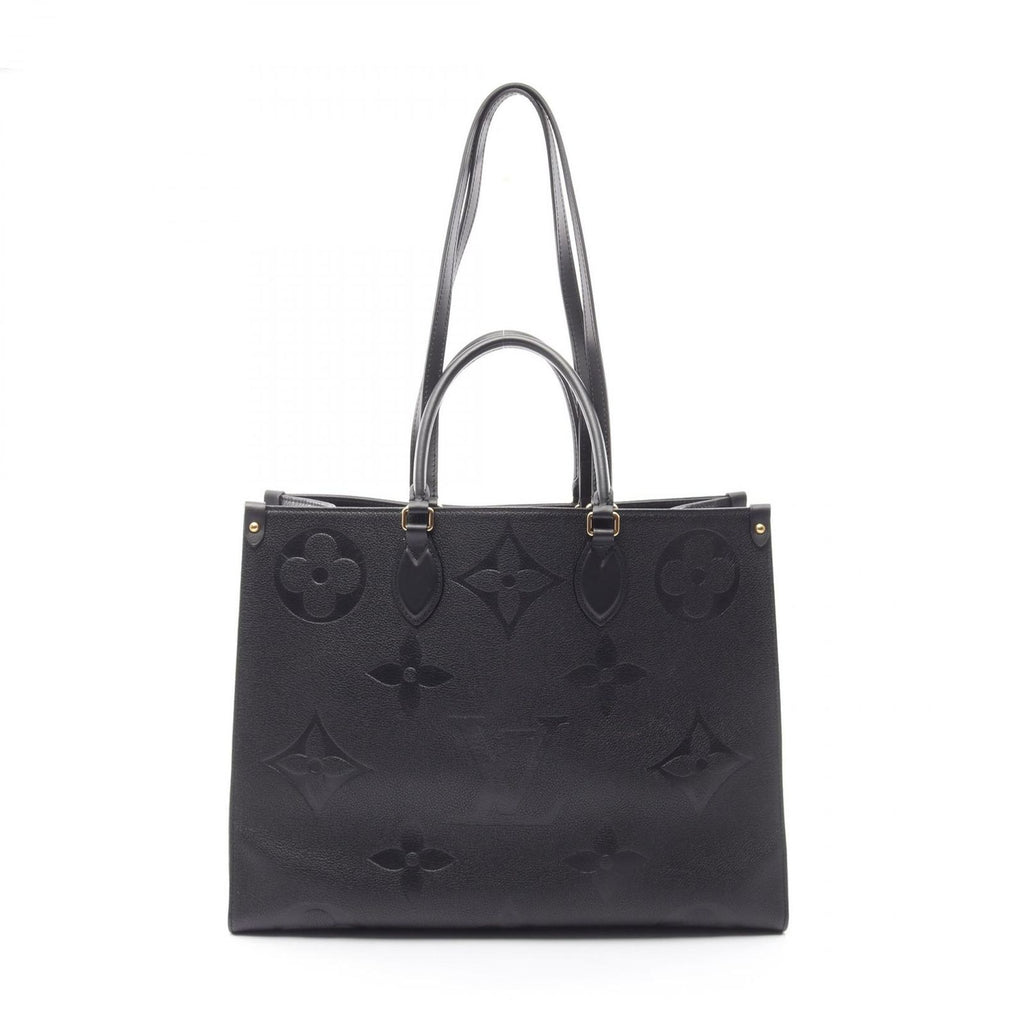 Louis Vuitton Tote Bag On The Go GM 2-Way Noir Leather