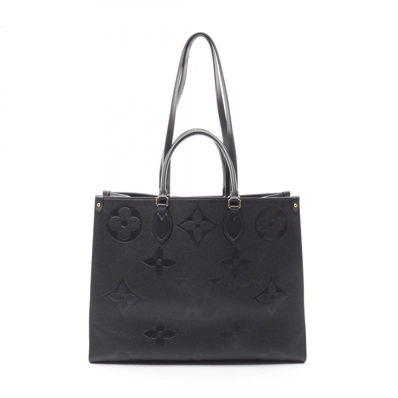 Louis Vuitton Tote Bag On The Go GM 2-Way Noir Leather