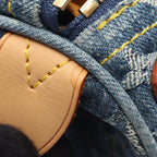 Louis Vuitton Handbag Neo Speedy Blue Denim Leather — view 6