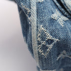 Louis Vuitton Handbag Neo Speedy Blue Denim Leather — view 7