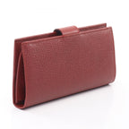 Gucci Bifold Wallet Zip Red Leather — view 2