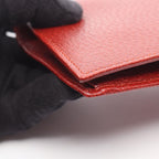 Gucci Bifold Wallet Zip Red Leather — view 7