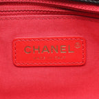 Chanel Shoulder Bag Quilted Logo Black Lambskin Chain — view 4