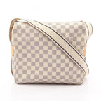 Louis Vuitton Shoulder Bag Naviglio Damier Azur Leather