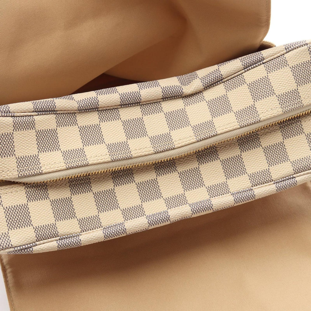 Louis Vuitton Shoulder Bag Naviglio Damier Azur Leather — view 6