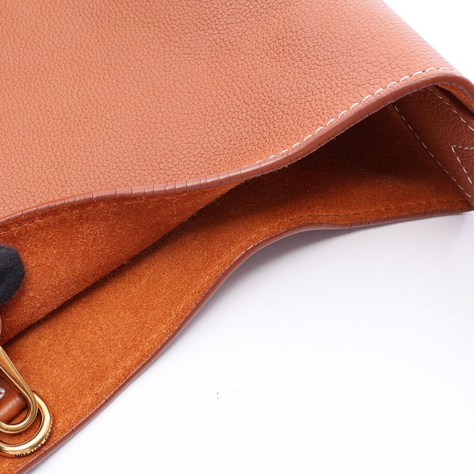 Louis Vuitton Shoulder Bag Lowkey Hobo MM Cognac Leather — view 8