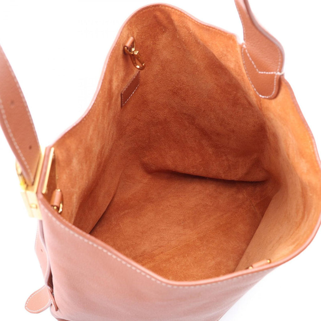 Louis Vuitton Shoulder Bag Lowkey Hobo MM Cognac Leather — view 3