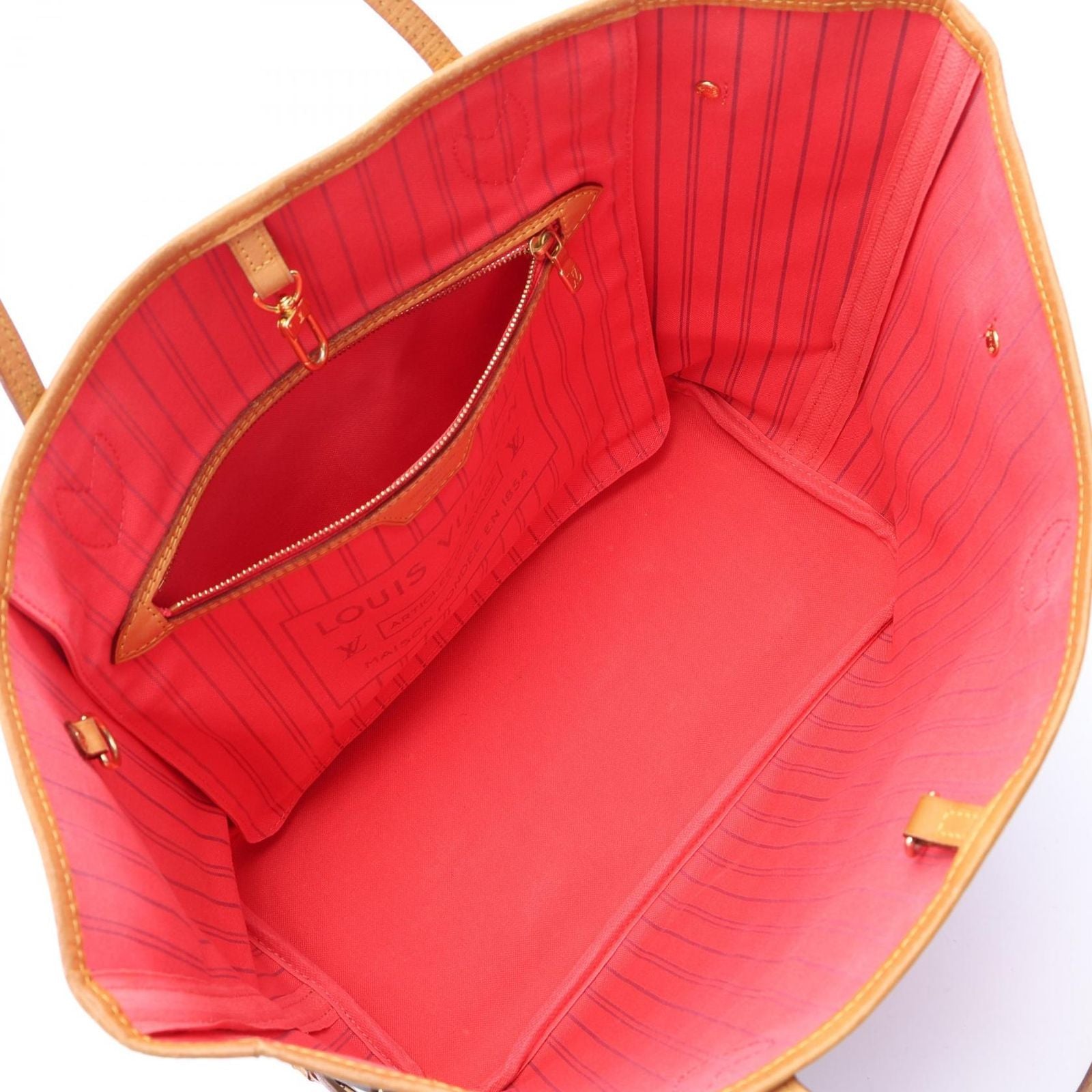 Louis Vuitton Tote Bag Neverfull MM Monogram Grenard Leather — view 3