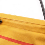 Hermes Shoulder Bag Sac Aline MM Rocabar Ebene Canvas Leather — view 7