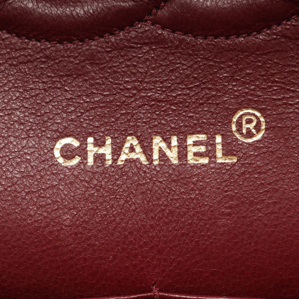 Chanel Shoulder Bag Quilted Double Flap Black Lambskin Chain — view 4
